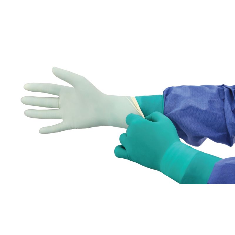 How To Donning Gloves Meaning Medline Signature Latex Green Powder